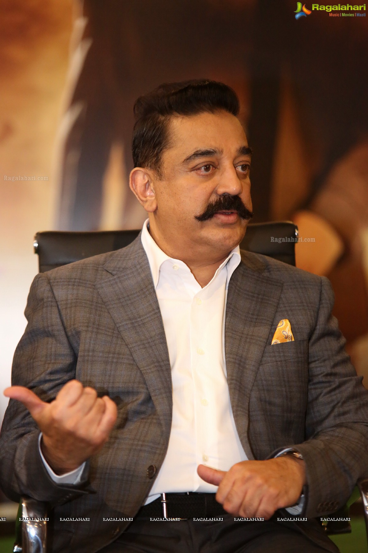 Kamal Haasan at Vishwaroopam 2 Press Meet