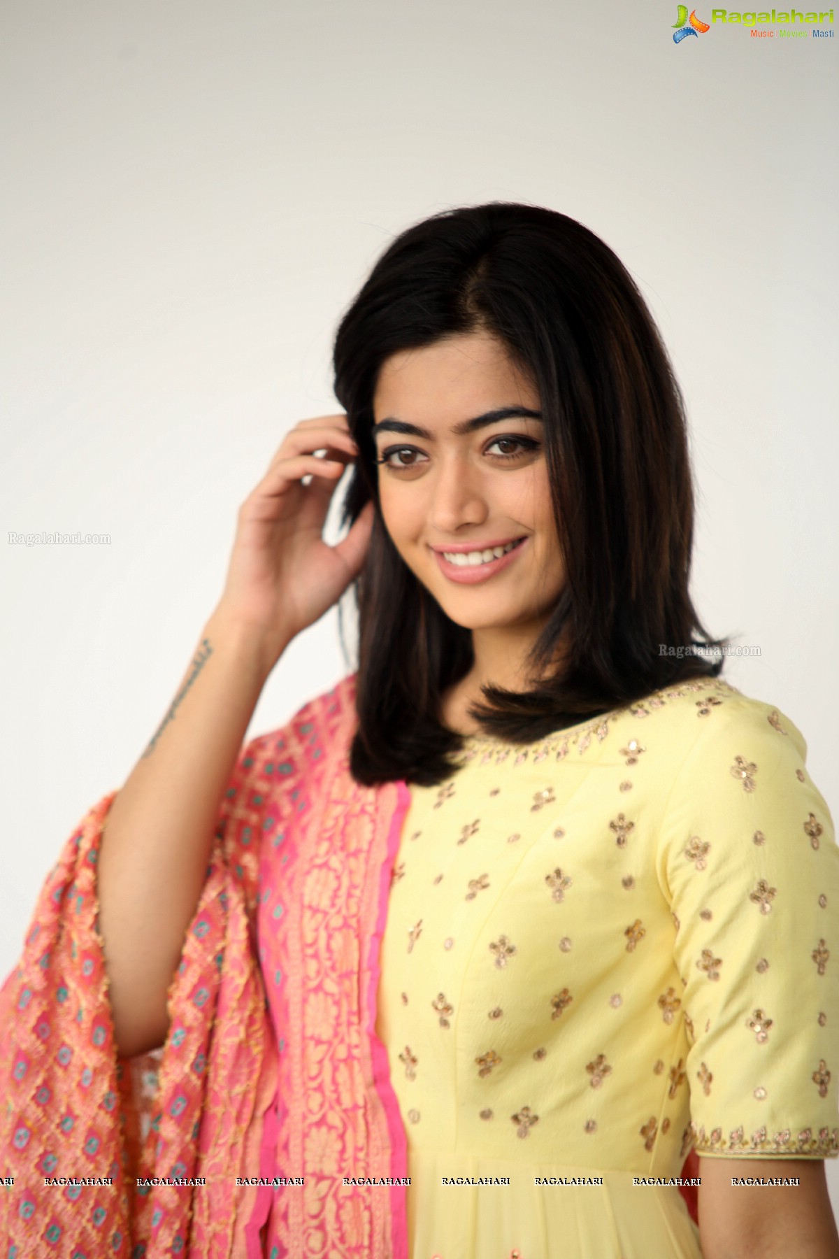 Rashmika Mandanna at Geetha Govindam Interview