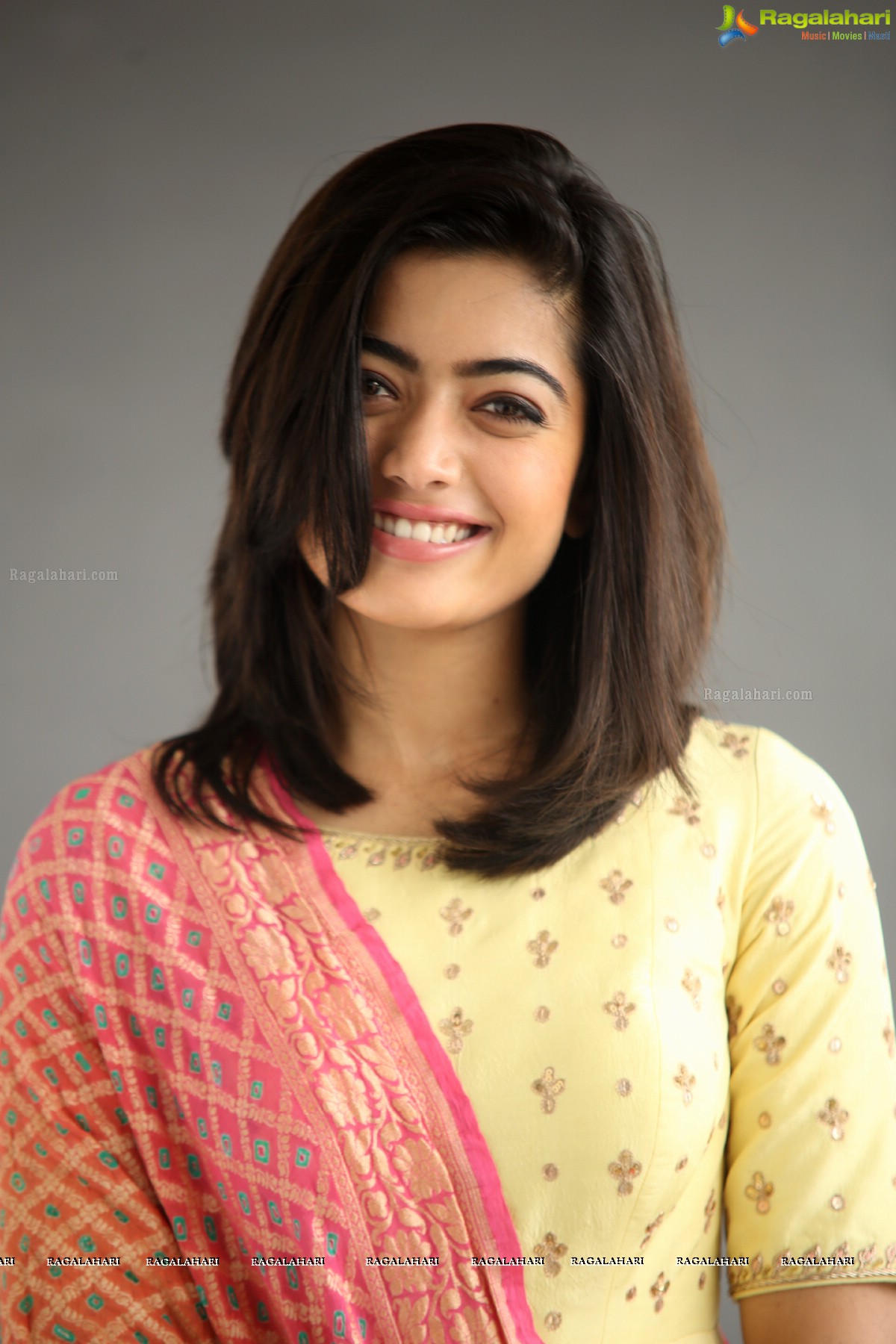 Rashmika Mandanna at Geetha Govindam Interview