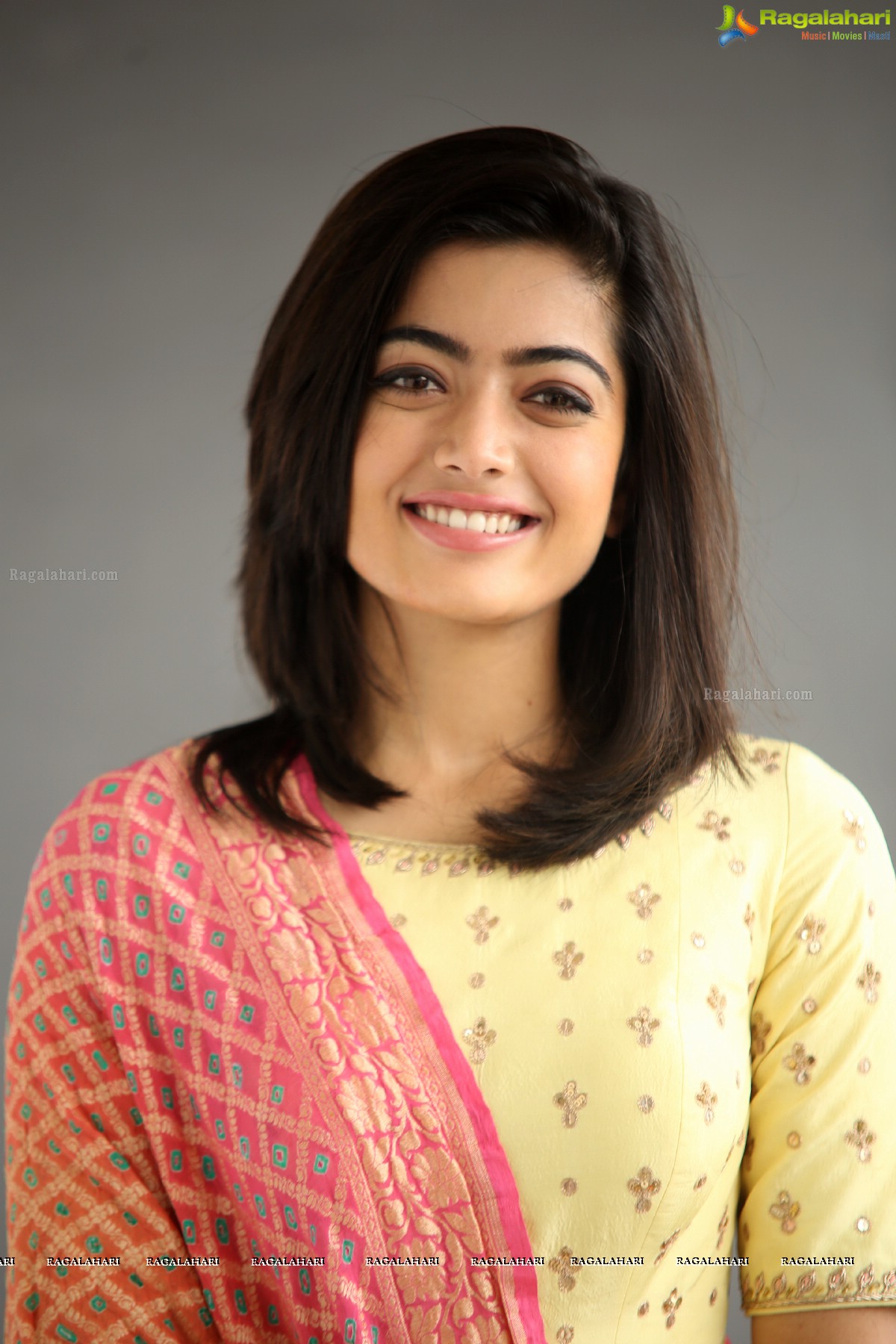 Rashmika Mandanna at Geetha Govindam Interview