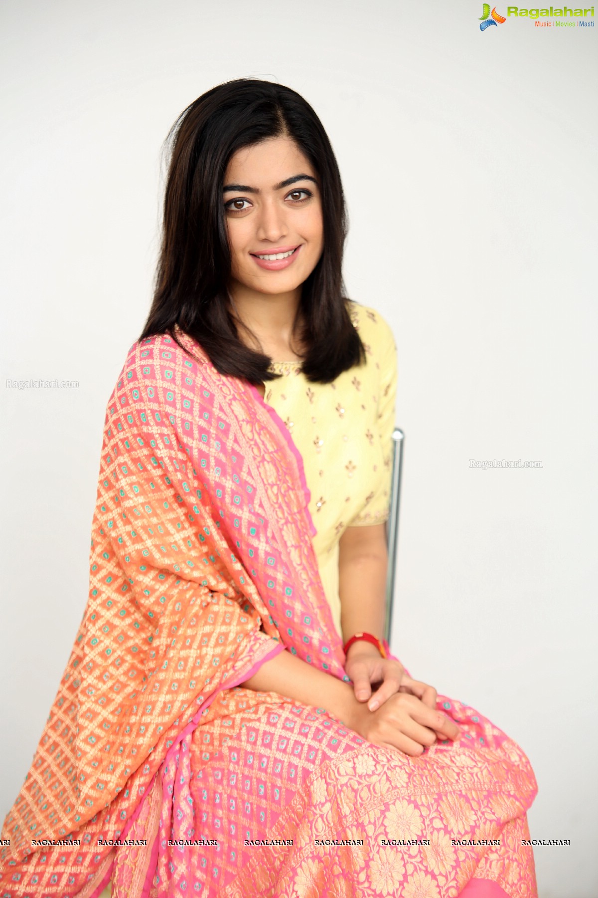 Rashmika Mandanna at Geetha Govindam Interview