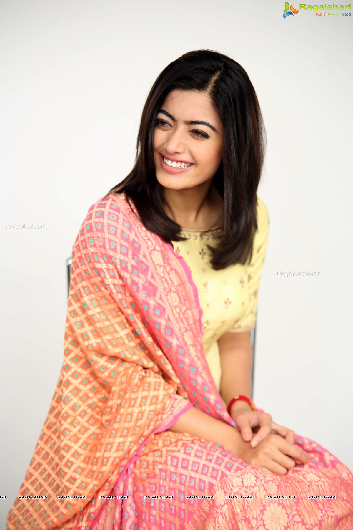 Rashmika Mandanna at Geetha Govindam Interview