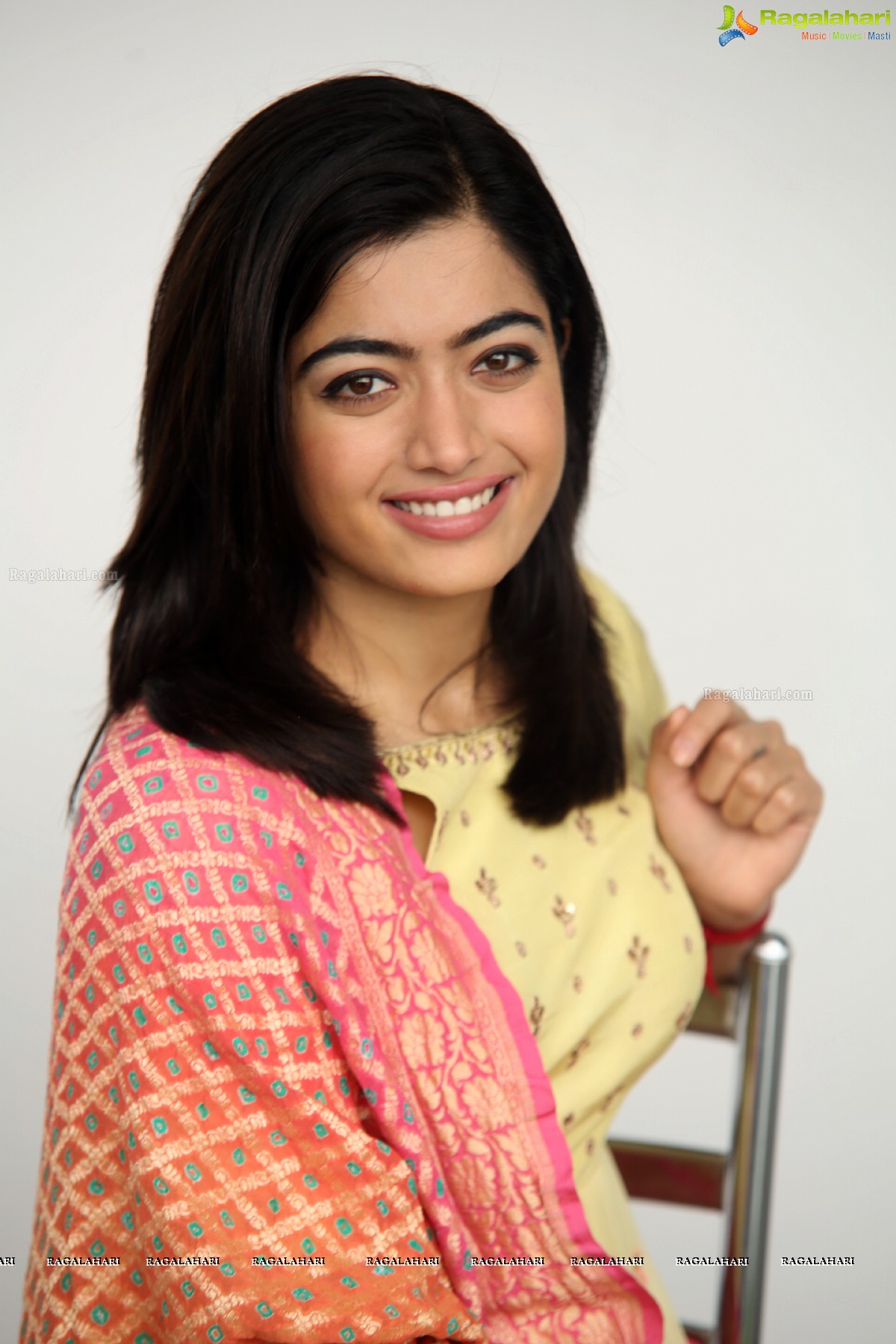 Rashmika Mandanna at Geetha Govindam Interview