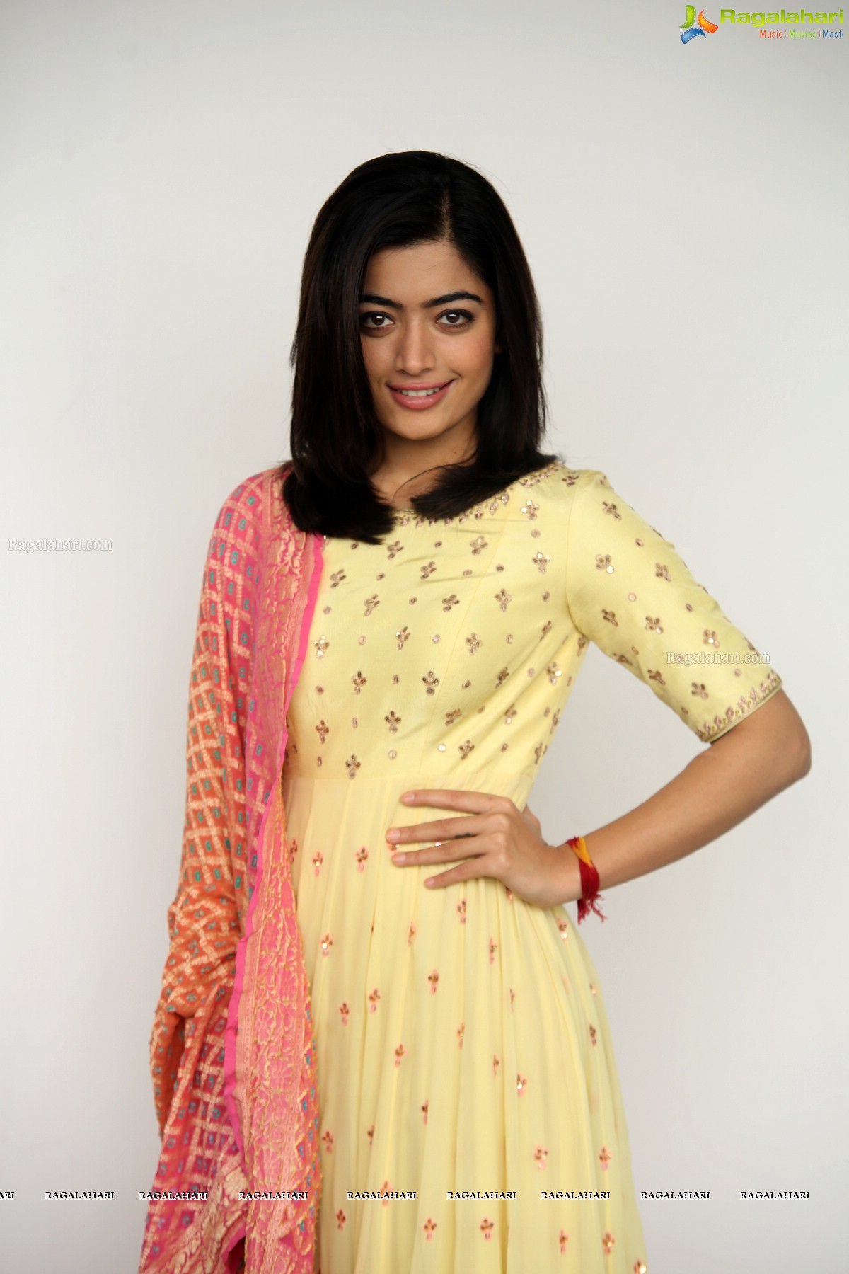 Rashmika Mandanna at Geetha Govindam Interview