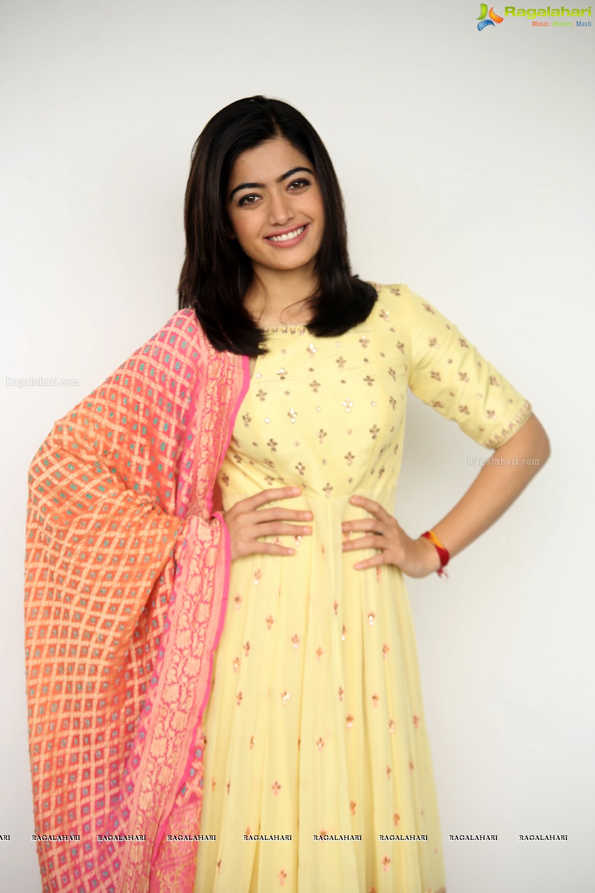 Rashmika Mandanna at Geetha Govindam Interview