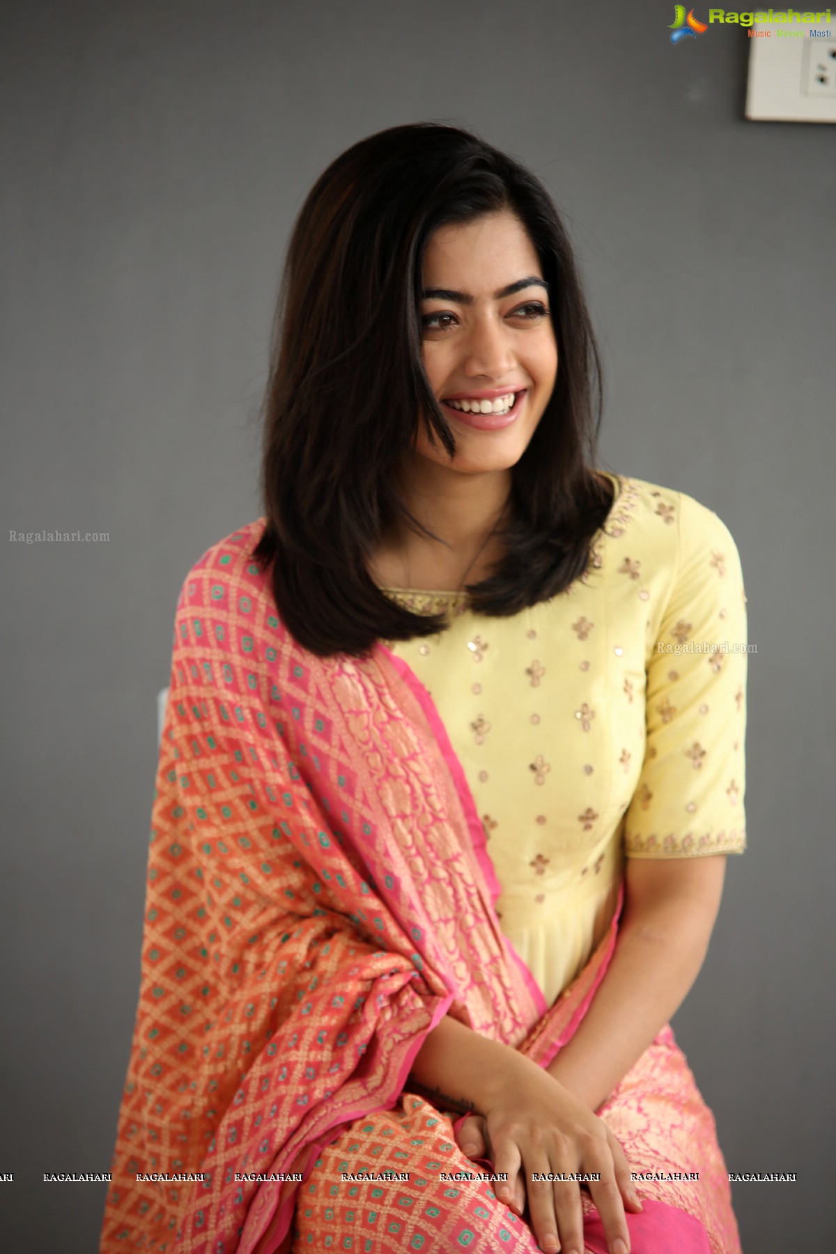 Rashmika Mandanna at Geetha Govindam Interview