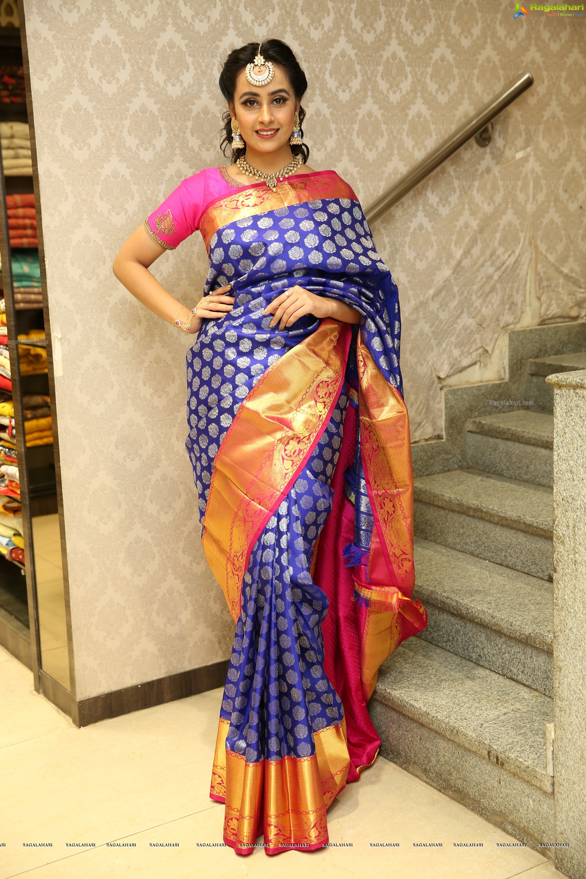 Ameeksha Pawar @ Neeru's Wedding & Festival Collection Launch - HD Gallery