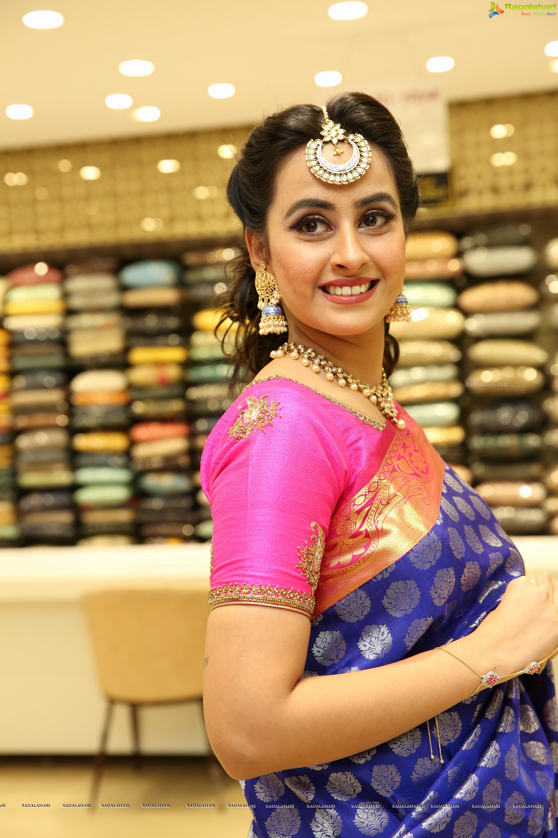 Ameeksha Pawar @ Neeru's Wedding & Festival Collection Launch - HD Gallery