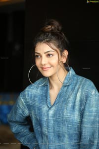 Kajal Aggarwal at Ranarangam Interview