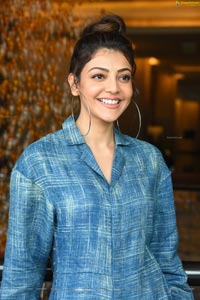 Kajal Aggarwal at Ranarangam Interview