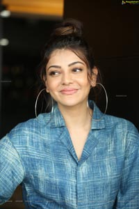 Kajal Aggarwal at Ranarangam Interview