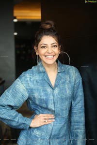 Kajal Aggarwal at Ranarangam Interview