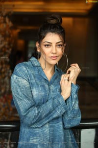 Kajal Aggarwal at Ranarangam Interview