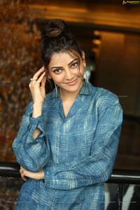 Kajal Aggarwal at Ranarangam Interview