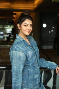 Kajal Aggarwal at Ranarangam Interview