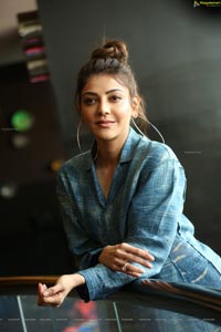 Kajal Aggarwal at Ranarangam Interview