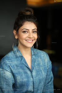 Kajal Aggarwal at Ranarangam Interview