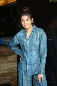 Kajal Aggarwal at Ranarangam Interview