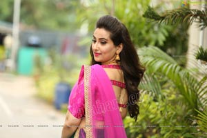 Manjusha Exclusive Photoshoot In Half Saree