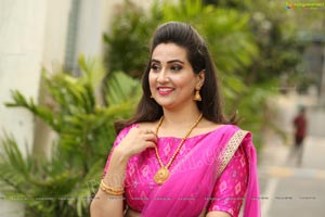 Manjusha Exclusive Photoshoot In Half Saree