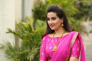 Manjusha Exclusive Photoshoot In Half Saree