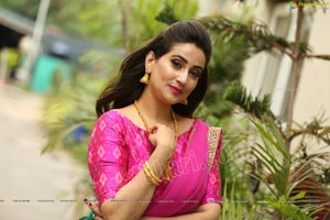 Manjusha Exclusive Photoshoot In Half Saree