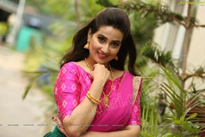 Manjusha Exclusive Photoshoot In Half Saree