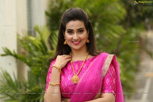 Manjusha Exclusive Photoshoot In Half Saree