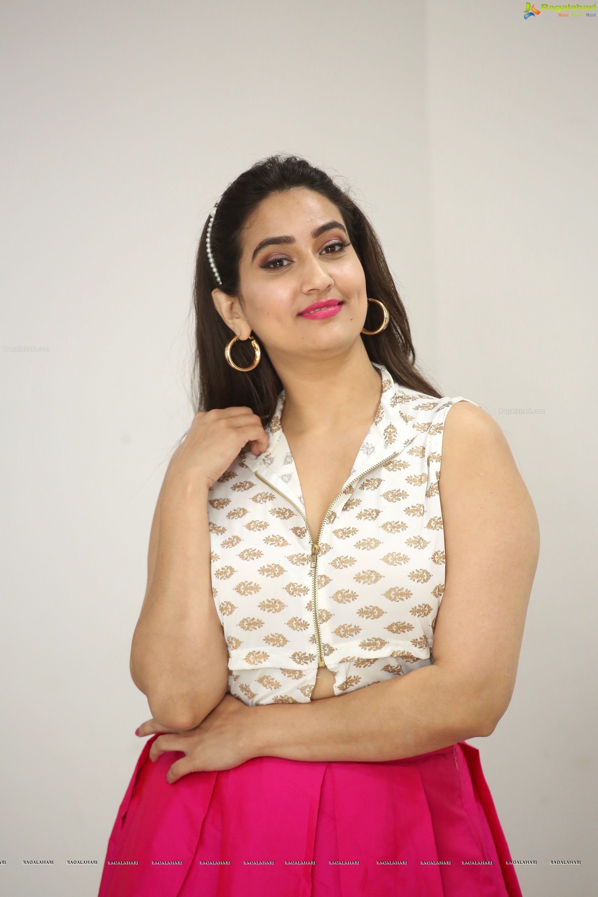 Manjusha at Kobbari Matta Pre-Release - HD Gallery