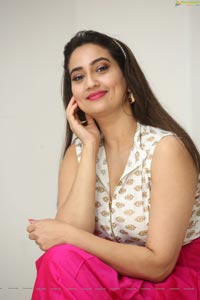 Manjusha at Kobbari Matta Pre-Release