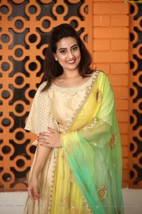 Manjusha at Chiranjeevi 63rd Birthday Celebrations