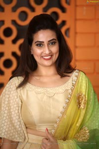 Manjusha at Chiranjeevi 63rd Birthday Celebrations