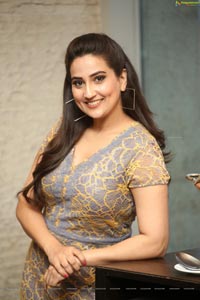 Manjusha at Ranarangam Pre-Release Event