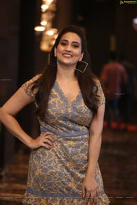 Manjusha at Ranarangam Pre-Release Event