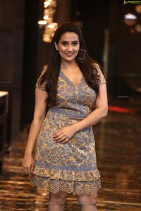 Manjusha at Ranarangam Pre-Release Event