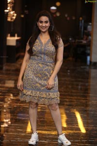 Manjusha at Ranarangam Pre-Release Event