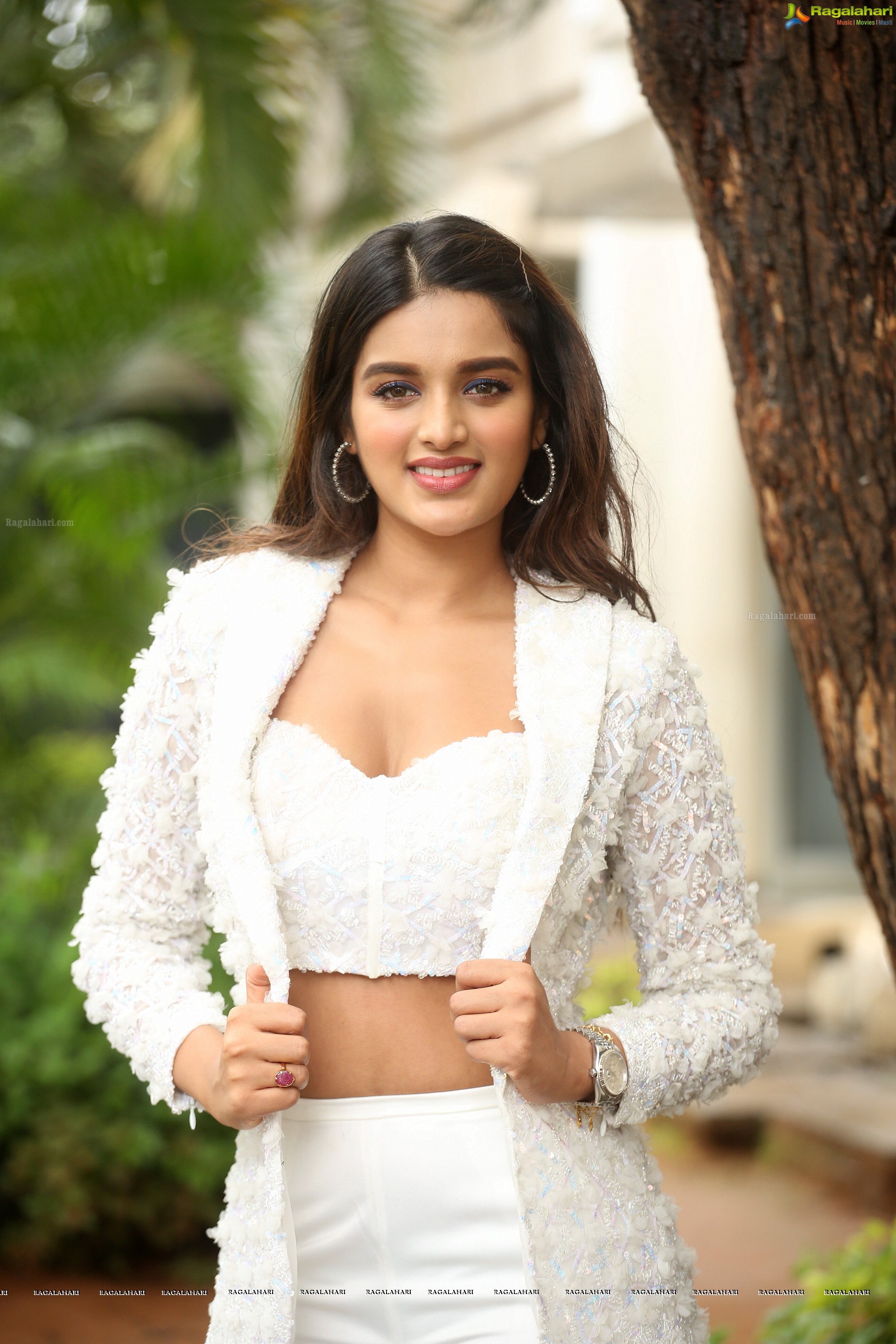 Nidhhi Agerwal @ iSmart Shankar Success Meet - HD Gallery