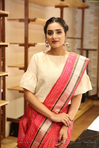 Nikitha Chaturvedi Wearing Handloom Dress