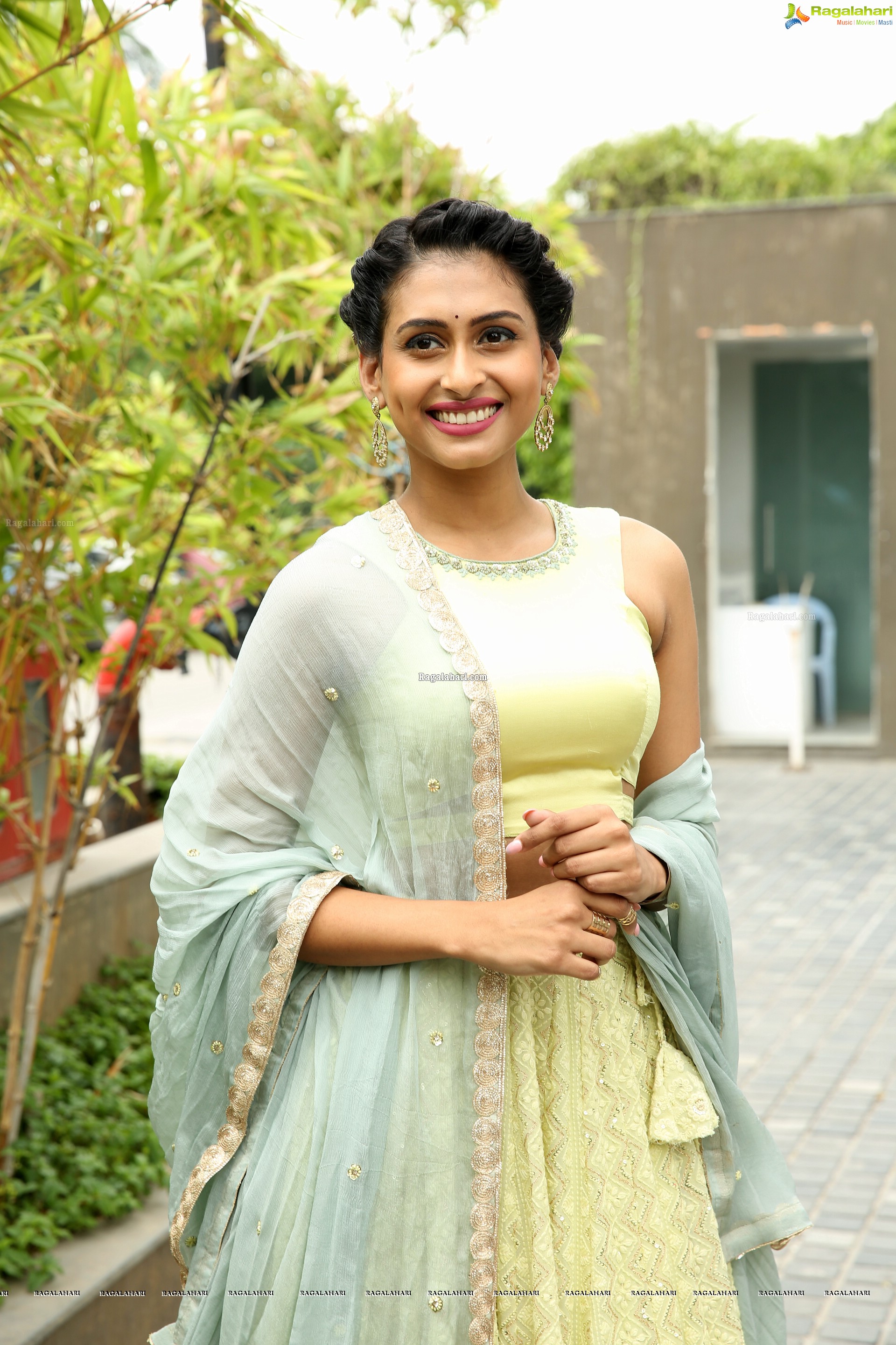 Nitya Naresh @ Ramky Big Green Ganesha 2019 Launch - HD Gallery