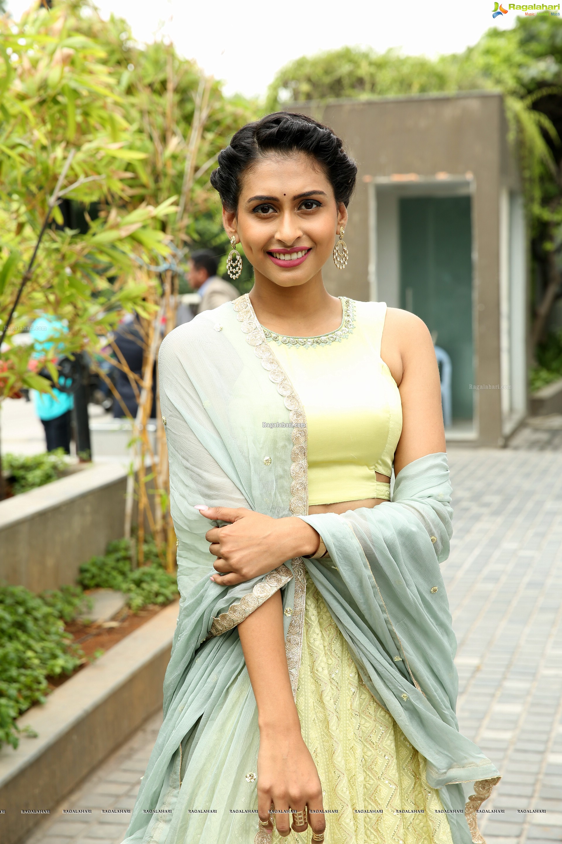 Nitya Naresh @ Ramky Big Green Ganesha 2019 Launch - HD Gallery