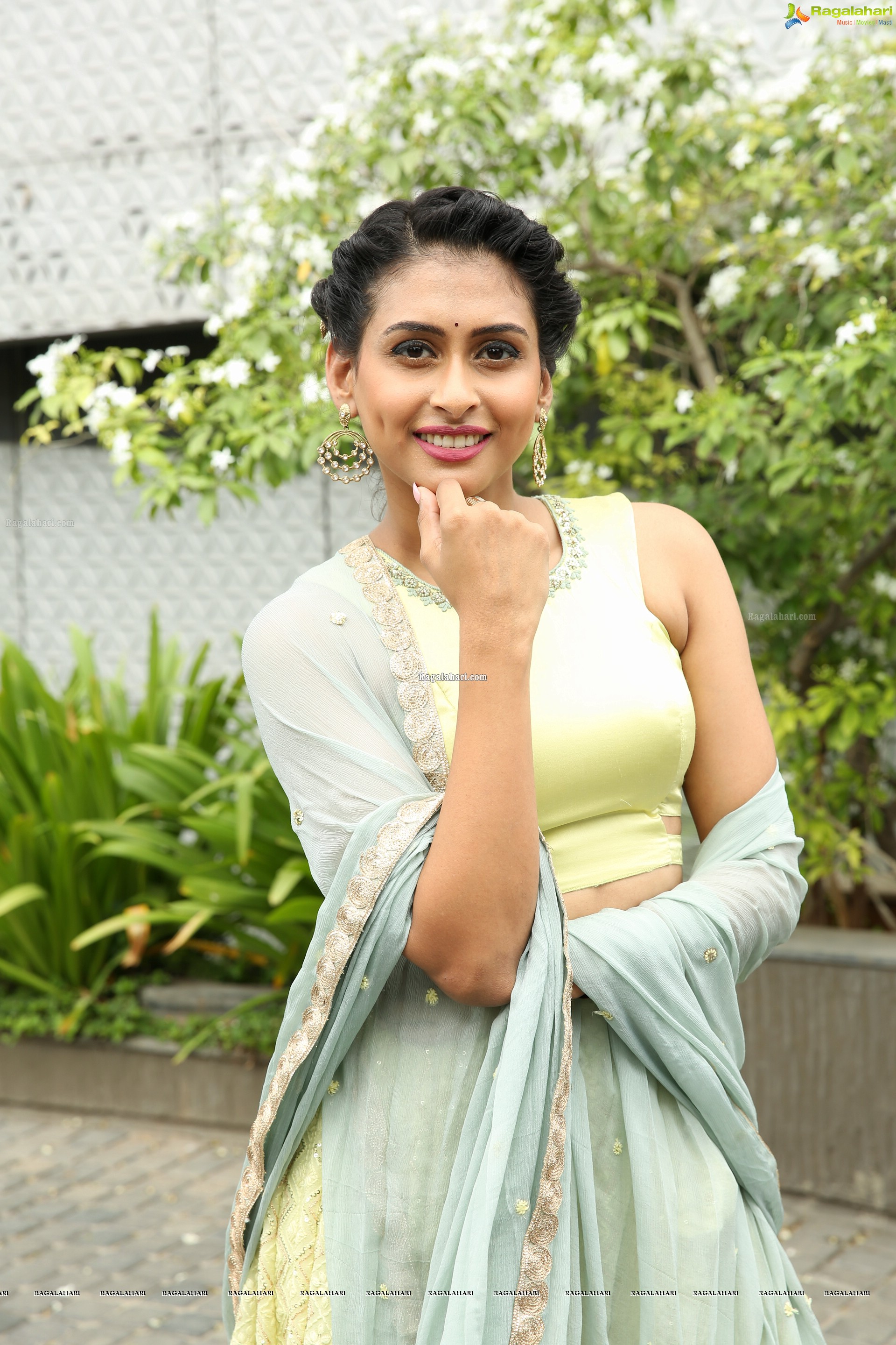 Nitya Naresh @ Ramky Big Green Ganesha 2019 Launch - HD Gallery