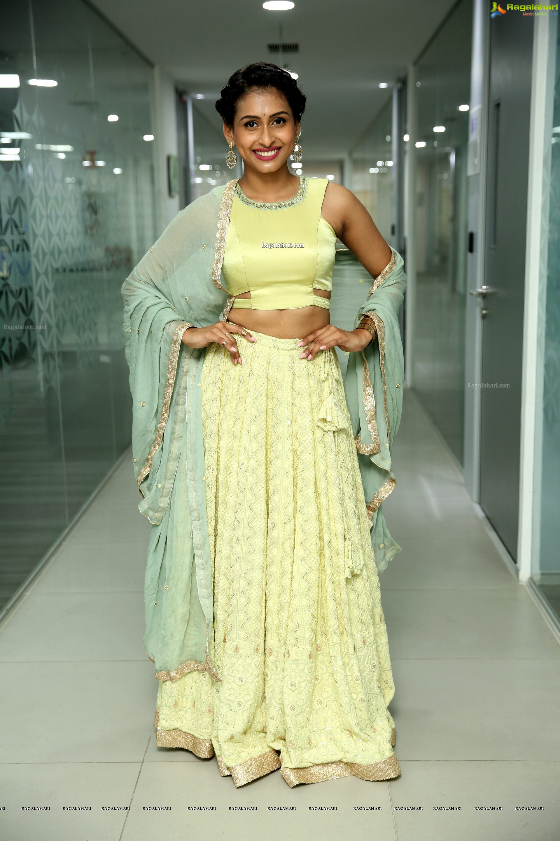 Nitya Naresh @ Ramky Big Green Ganesha 2019 Launch - HD Gallery