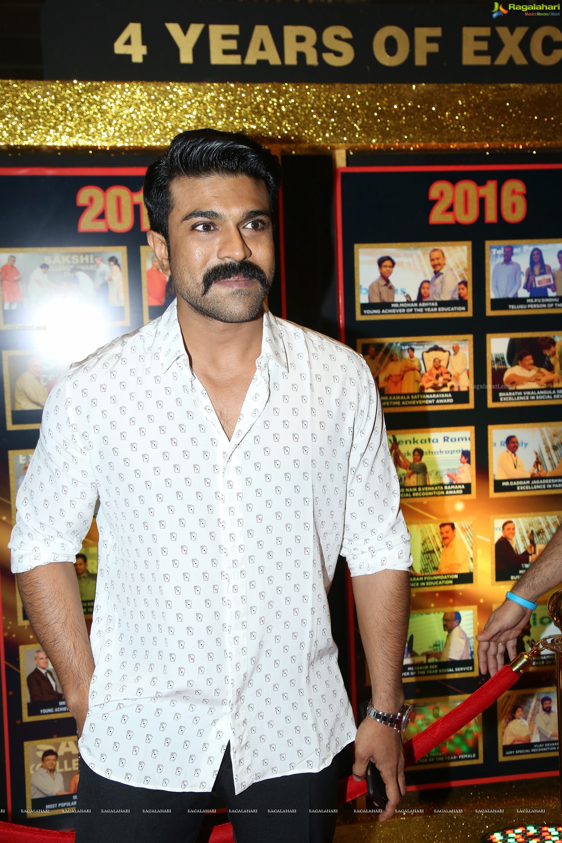 Ram Charan at Sakshi Excellence Awards 2018 HD Gallery, Images