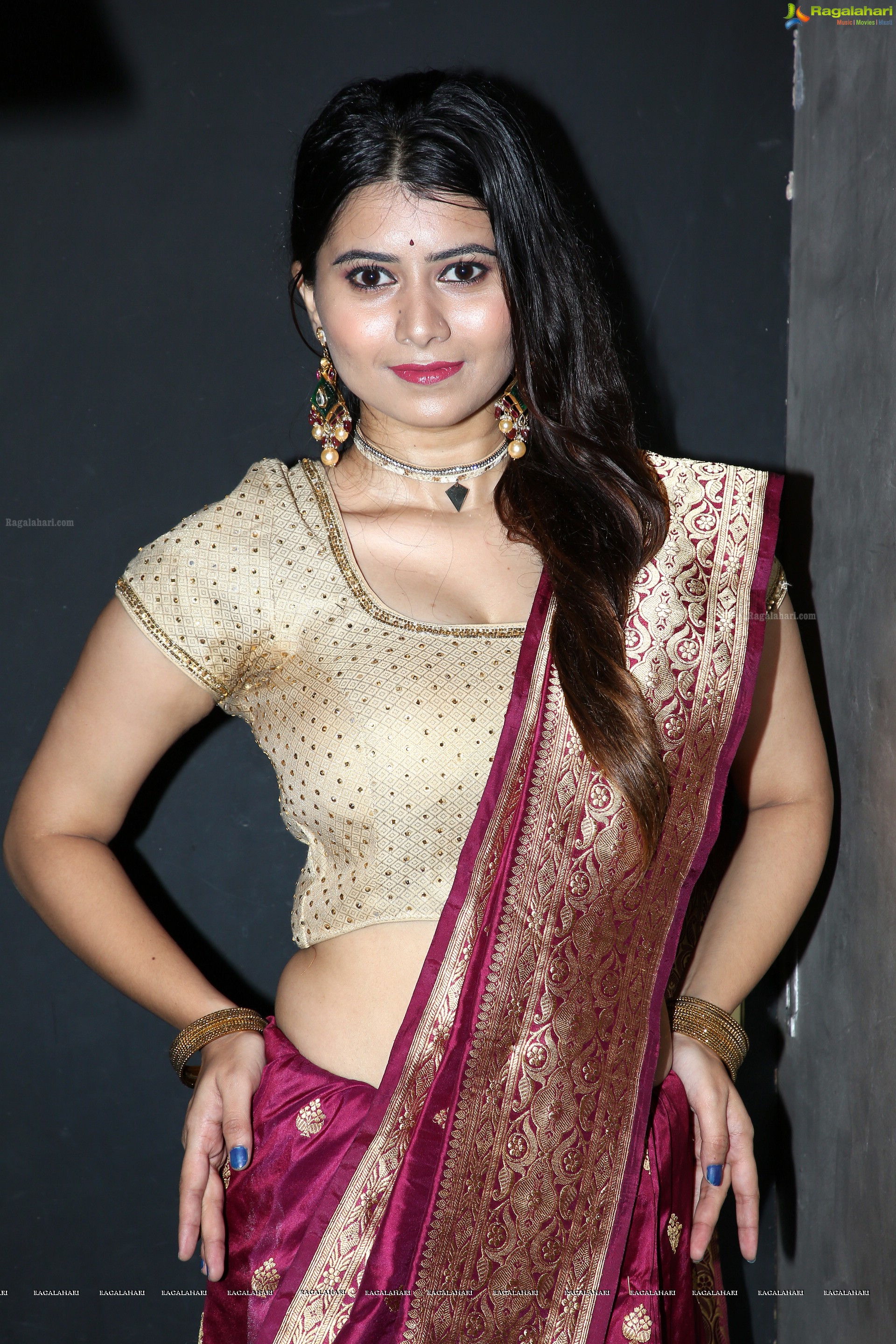 Shraddha Sharma @ Rajyalakshmi Gubba's Special Collection Launch - HD Gallery