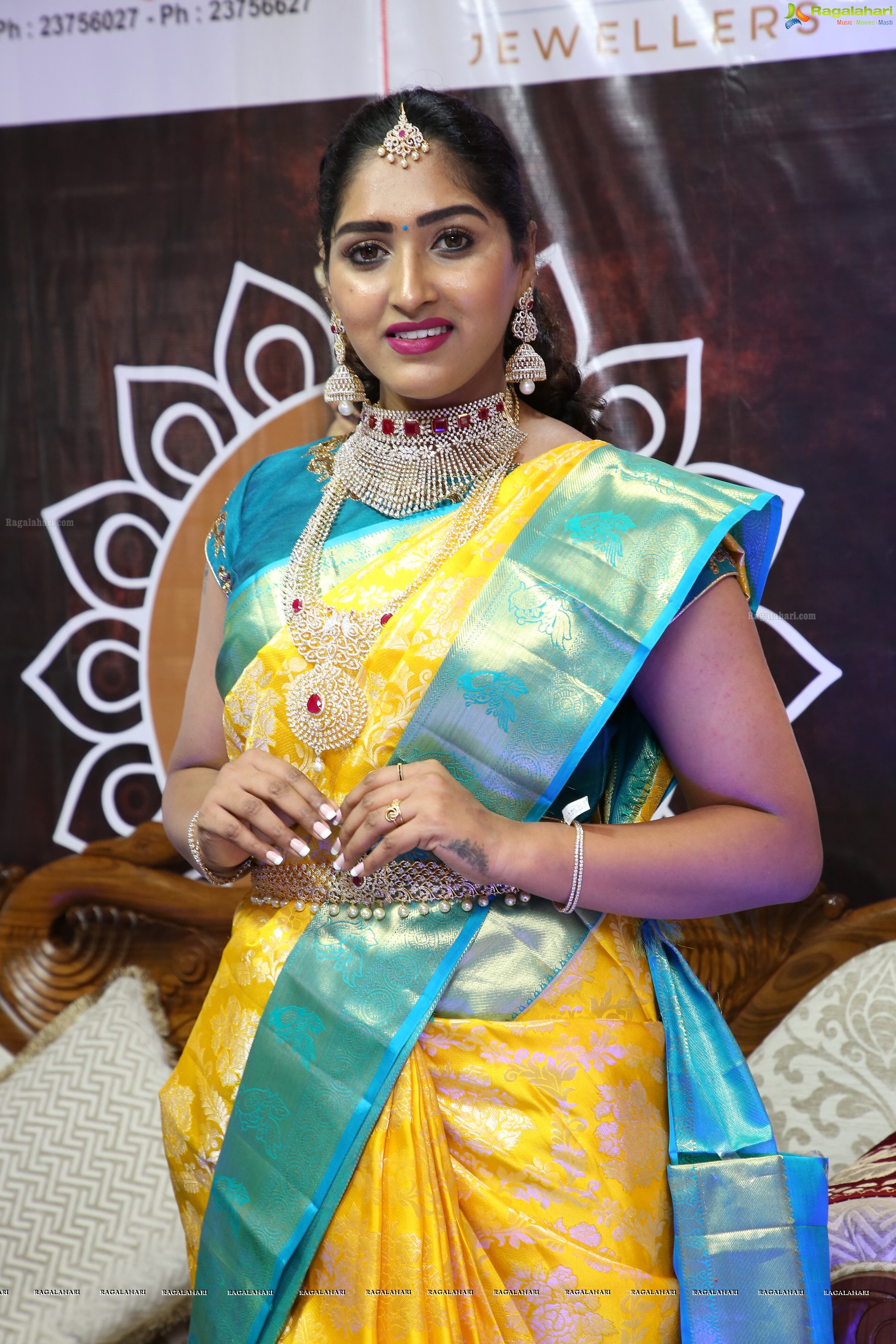 Sowmya Yadav @ Chandana Brothers New Collection Launch - HD Gallery