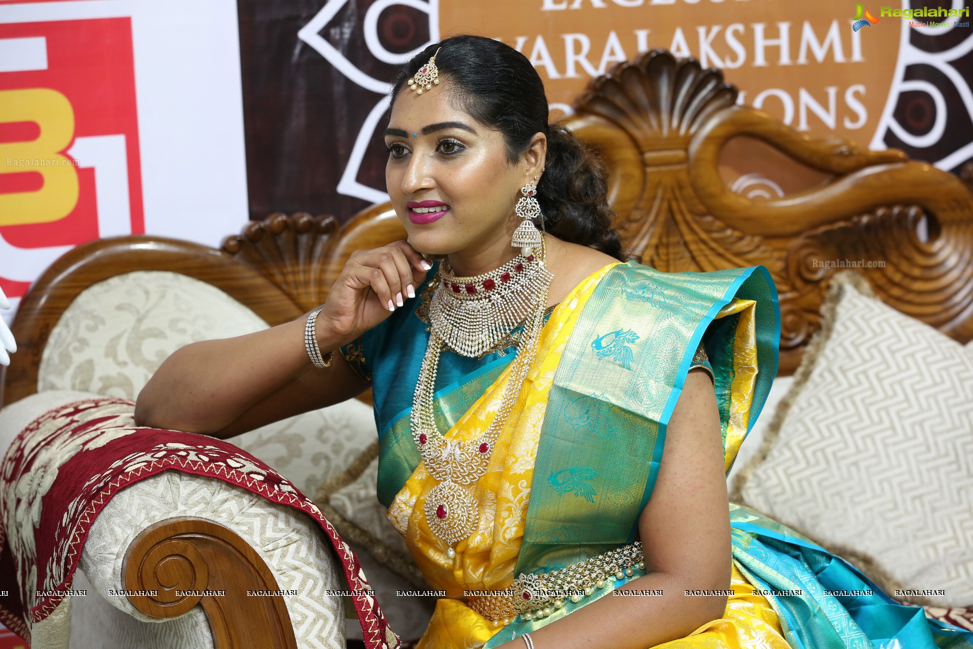 Sowmya Yadav @ Chandana Brothers New Collection Launch - HD Gallery