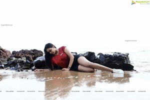 Sanjana Anne Stunning Poses at Beach