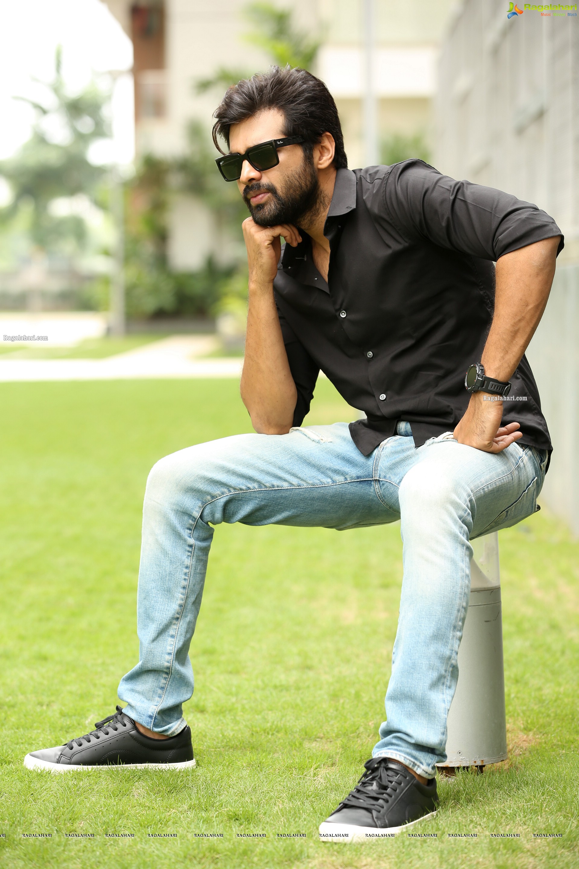 Adith Arun Stills at Dear Megha Movie Interview, HD Gallery