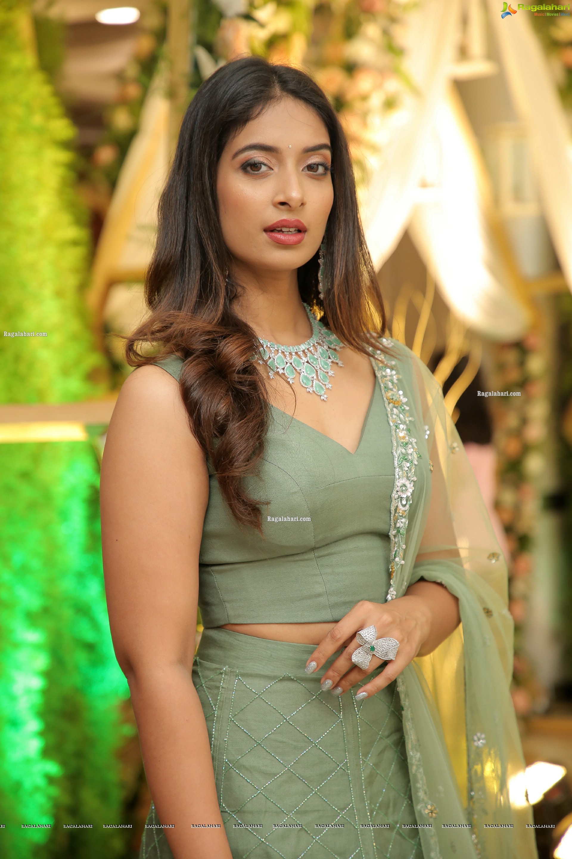 Archana Ravi in Pastel Green Lehenga Choli, HD Photo Gallery