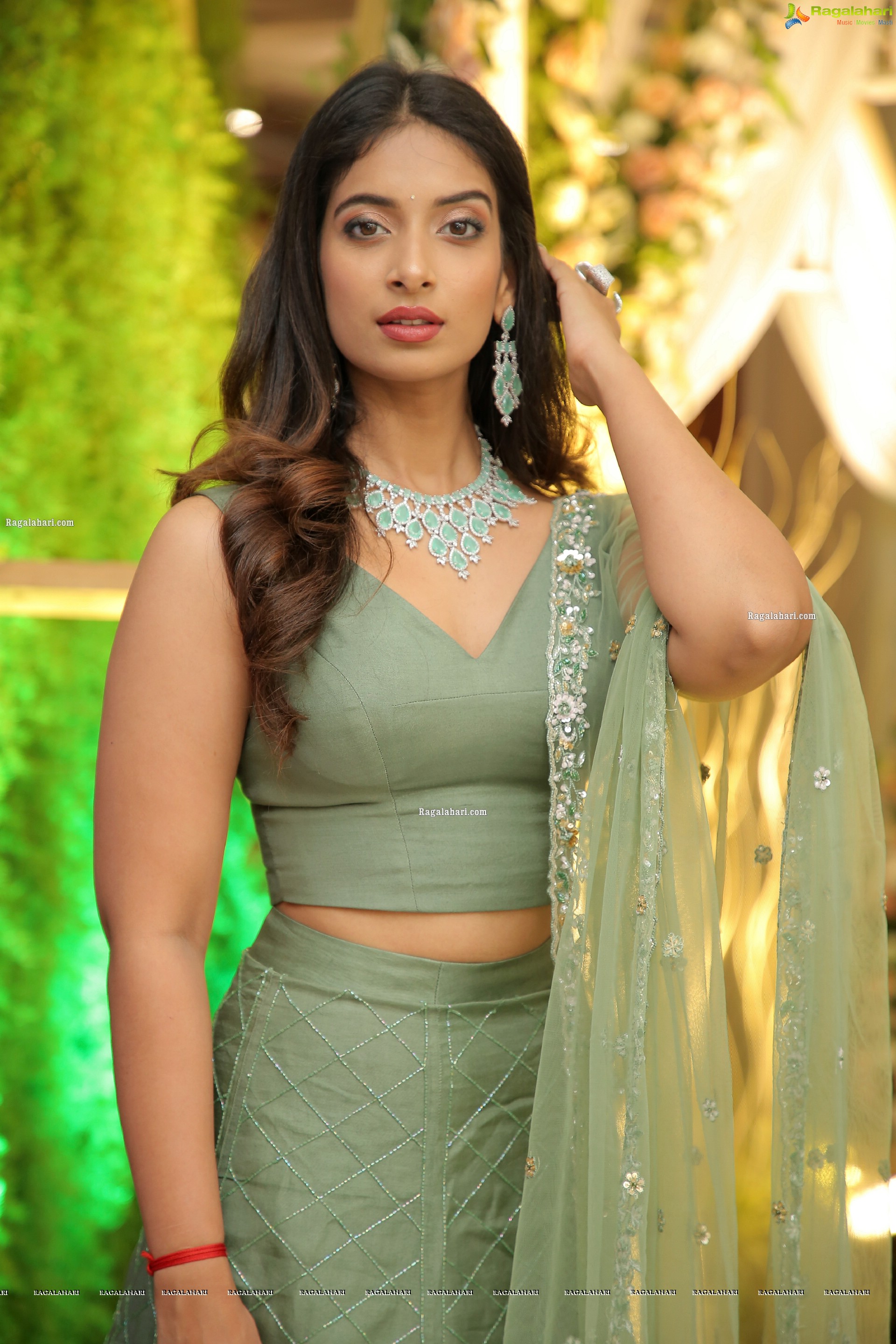 Archana Ravi in Pastel Green Lehenga Choli, HD Photo Gallery